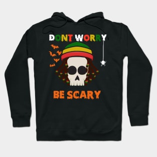 Funny Skull Skeleton Halloween Reggae costume Gift Hoodie